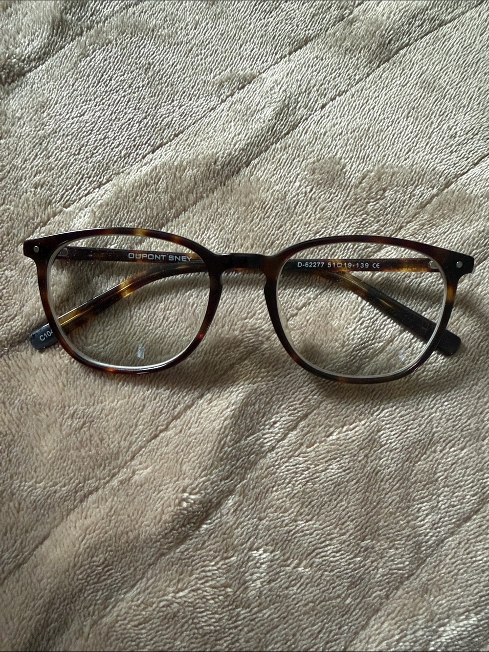 Dupont Sney Tortoiseshell Round Eyeglass Frames